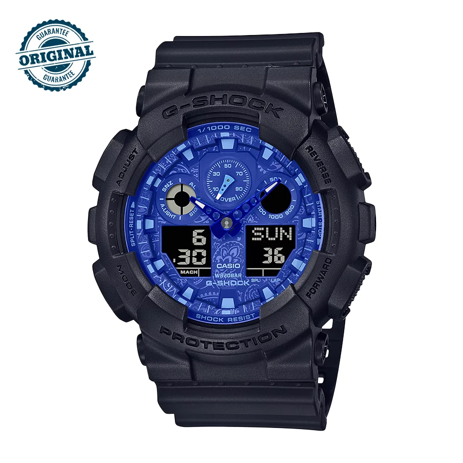 GA-100BP-1A خرید ساعت مچی جی شاک G-SHOCK کاسیو مدل CASIO GA-100BP-1A گالری ساعت برنارد واچ