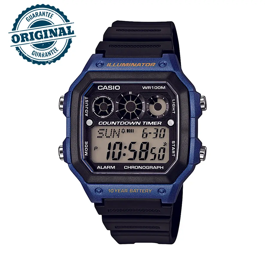 خرید ساعت مچی کاسیو | CASIO-AE-1300WH-2A از گالری ساعت برنارد واچ، خرید ساعت کاسیو دیجیتالی اورجینال ، خرید ساعت مچی کاسیو casio