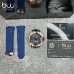 خرید ساعت مچی هابلوت مردانه مدل کینگ | Hublot Big Bang Sang Bleu II King Gold Blue از گالری ساعت برنارد