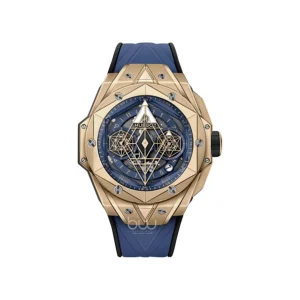 خرید ساعت مچی هابلوت مردانه مدل کینگ | Hublot Big Bang Sang Bleu II King Gold Blue از گالری ساعت برنارد