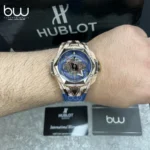 خرید ساعت مچی هابلوت مردانه مدل Hublot Big Bang Sang Bleu II King Gold Blue Pave از گالری ساعت برنارد