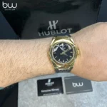 خرید ساعت مچی هابلوت مردانه مدل Hublot Classic Fusion Orlinski Gold از فروشگاه ساعت برنارد