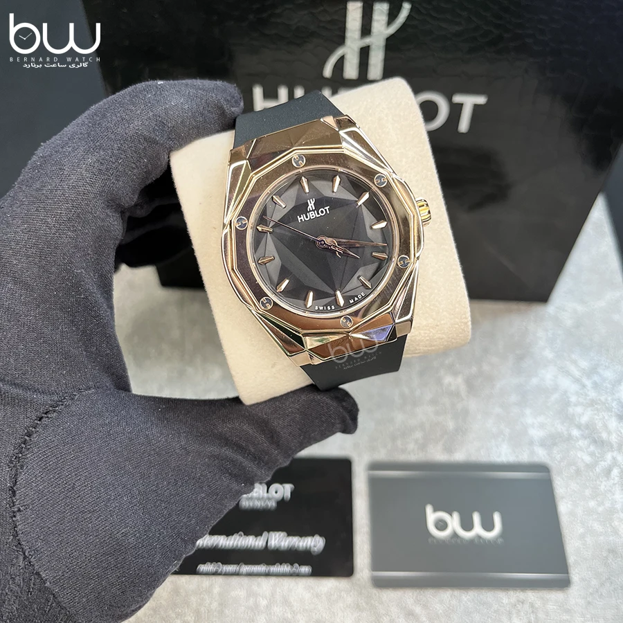 خرید ساعت مچی هابلوت مردانه مدل Hublot Classic Fusion Orlinski King Gold از فروشگاه ساعت برنارد