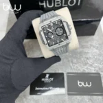 خرید ساعت مچی هابلوت مردانه مدل Hublot Square Bang Unico Titanium از فروشگاه ساعت برنارد