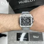 خرید ساعت مچی هابلوت مردانه مدل Hublot Square Bang Unico Titanium از فروشگاه ساعت برنارد