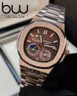 خرید ساعت مچی پتک فلیپ ناتیلوس|Patek Philippe Nautilus 5712 از ساعت برنارد واچ، خرید ساعت پتک فیلیپ ناتیلوس مدل پاور گیج | Patek Philippe Nautilus Moon Phases