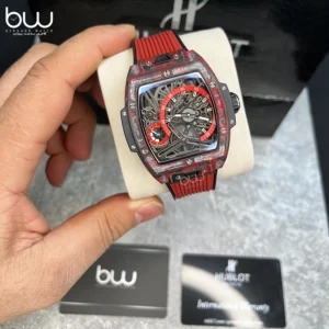 خرید ساعت مچی هابلوت مردانه مدل  Hublot Spirit of Big Bang Tourbillon Orange Carbon Soldier از گالری ساعت برنارد