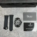 خرید ساعت مچی هابلوت مردانه مدل کینگ | Hublot Big Bang Unico Sang Bleu II Black Magic Pavé از گالری ساعت برنارد