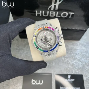 خرید ساعت مچی هابلوت مدل Hublot Big Bang Unico Sapphire Rainbow از فروشگاه ساعت برنارد