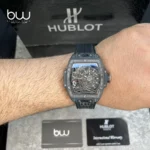 خرید ساعت مچی هابلوت مردانه مدل  Hublot spirit of big bang tourbillon carbon black از گالری ساعت برنارد