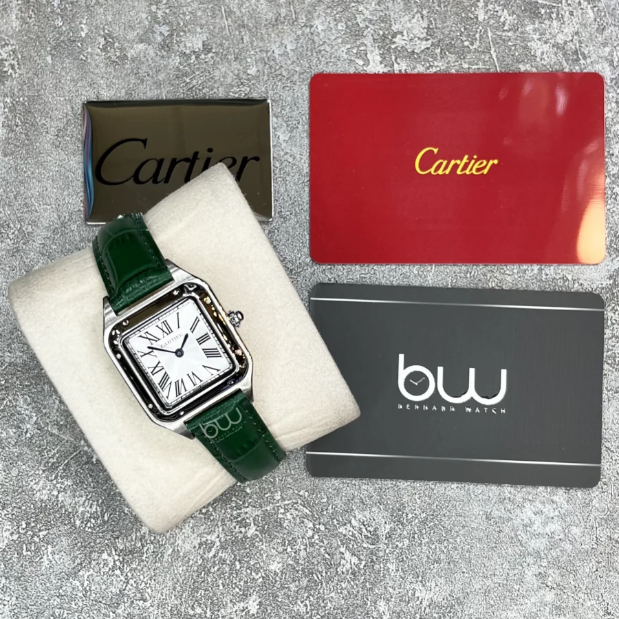 خرید ساعت مچی کارتیر زنانه مدل Cartier Montre Santos-Dumont از گالری ساعت برنارد