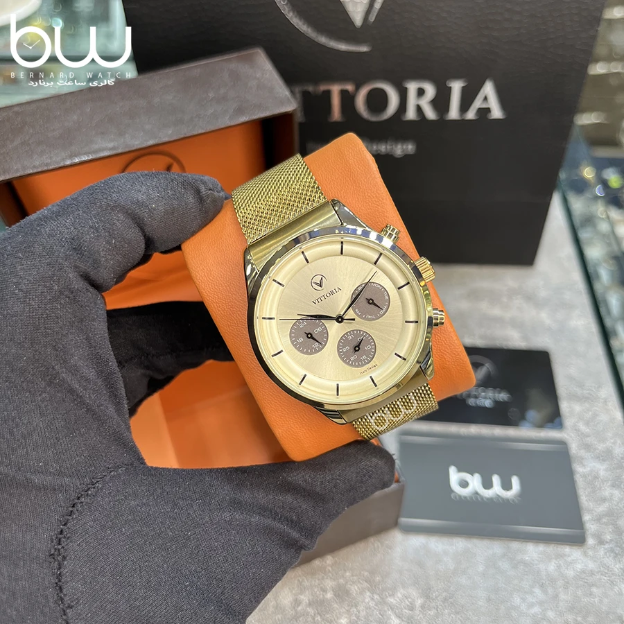 خرید ساعت مچی ویتوریا مردانه مدل Vittoria VT3256-1 از فروشگاه ساعت برنارد