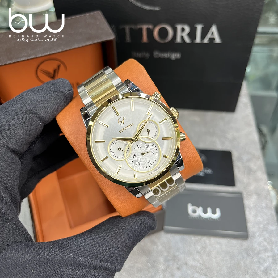 خرید ساعت مچی ویتوریا مردانه مدل Vittoria VT3306-1 از فروشگاه ساعت برنارد