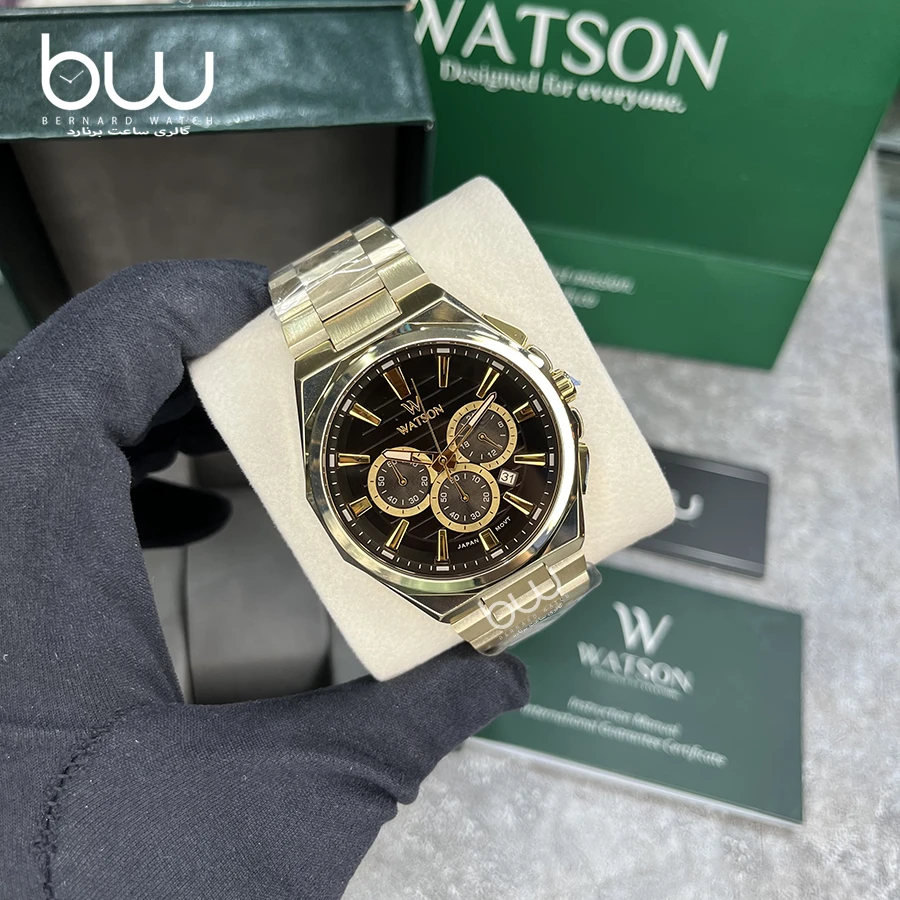 خرید ساعت مچی واتسون مردانه مدل Watson W1248G-102 از فروشگاه ساعت برنارد