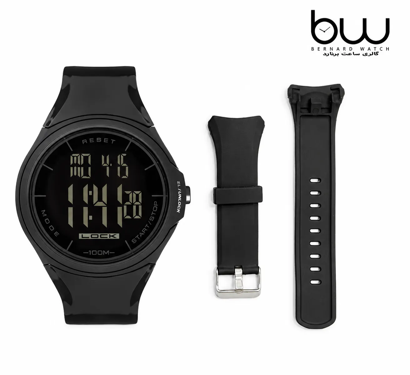 Active Digital Watch and Strap Set خرید بند ساعت مچی اکتیو Active YP111528 از گالری ساعت برنارد