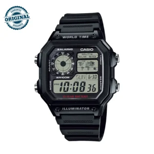 خرید ساعت مچی کاسیو مدل CASIO AE-1200WH-1A اصل از گالری ساعت برنارد واچ