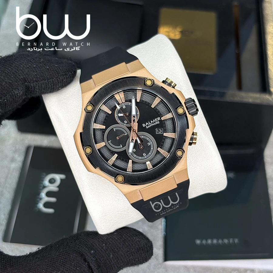 خرید ساعت مچی مردانه بالمر مدل Balmer B-8812MC-1 از گالری ساعت برنارد