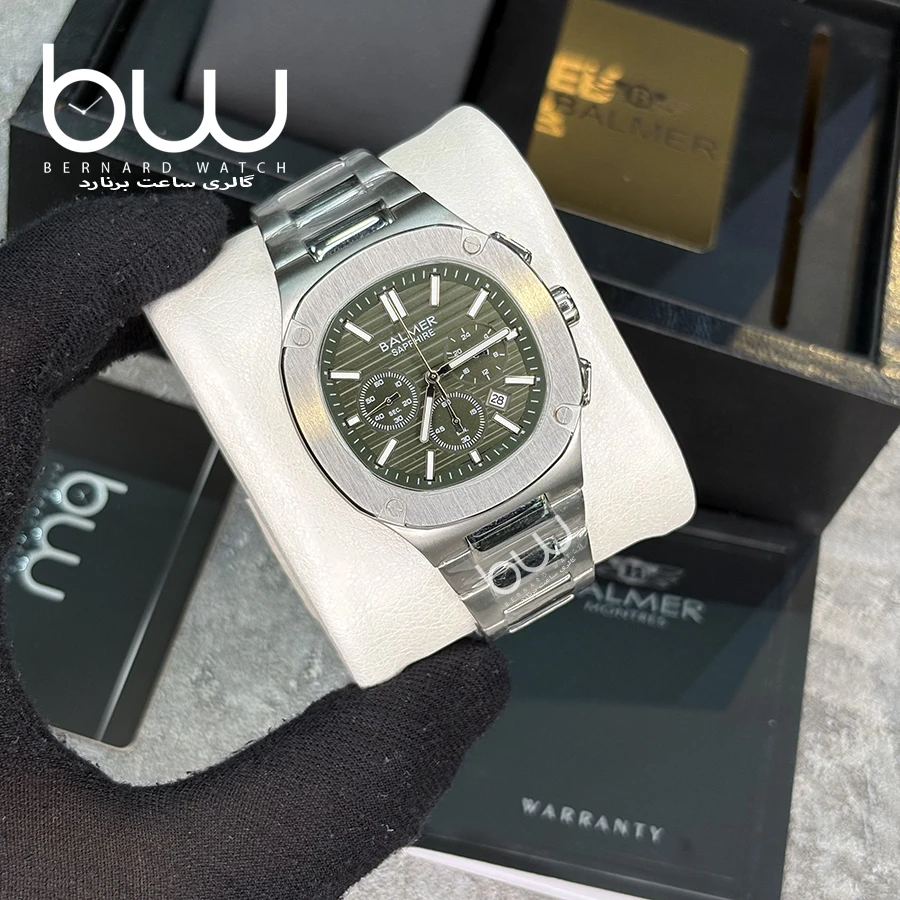 خرید ساعت مچی مردانه بالمر مدل Balmer B-8823MC-1 از گالری ساعت برنارد