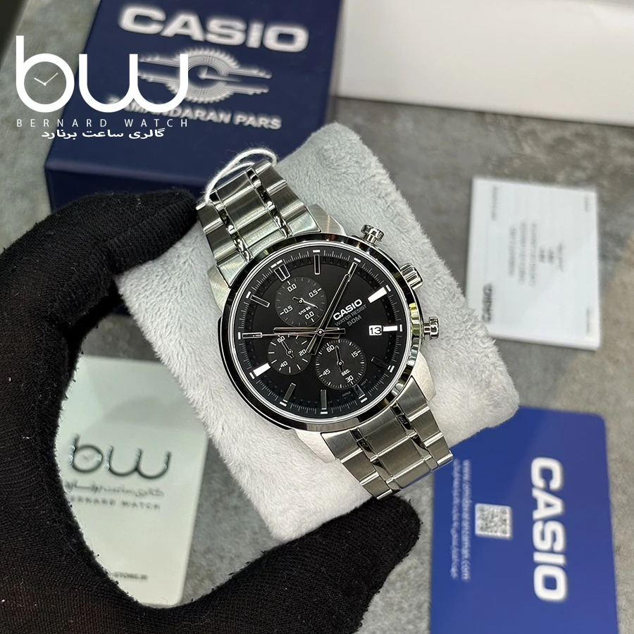 خرید ساعت مچی کاسیو مدل CASIO MTP-E510D-1A1 از گالری ساعت برنارد واچ