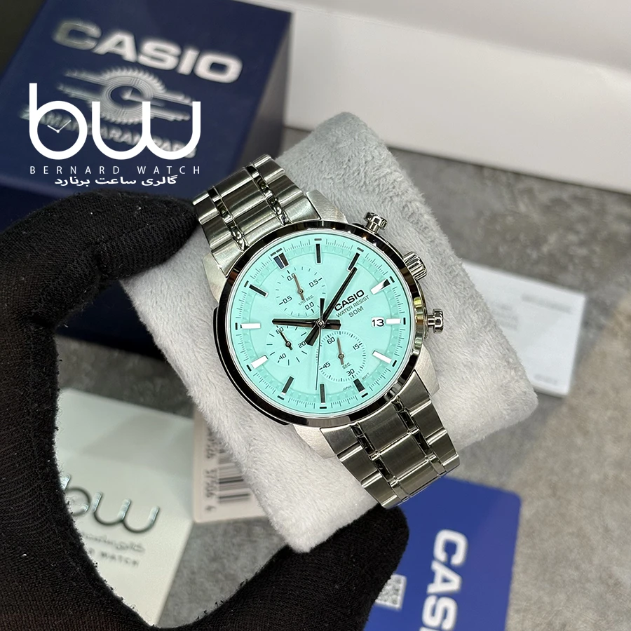 خرید ساعت مچی کاسیو مدل CASIO MTP-E510D-2AV از گالری ساعت برنارد واچ