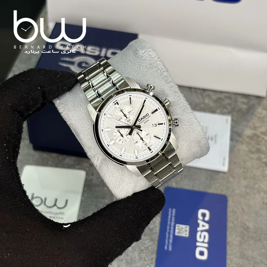 خرید ساعت مچی کاسیو مدل CASIO MTP-E510D-7AV از گالری ساعت برنارد واچ