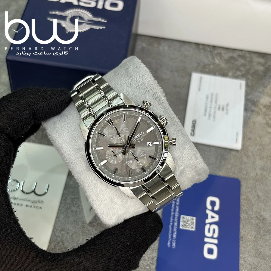 خرید ساعت مچی کاسیو مدل CASIO MTP-E510D-8AV از گالری ساعت برنارد واچ