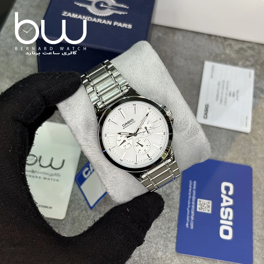 خرید ساعت مچی کاسیو مدل CASIO MTP-V300D-7A از گالری ساعت برنارد واچ