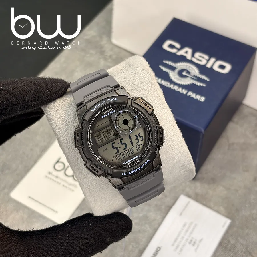 خرید ساعت مچی کاسیو مدل CASIO AE-1000W-8A اصل از گالری ساعت برنارد واچ