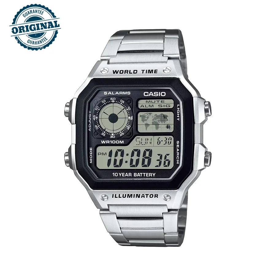 خرید ساعت مچی کاسیو مدل CASIO AE-1200WHD-1A از گالری ساعت برنارد واچ
