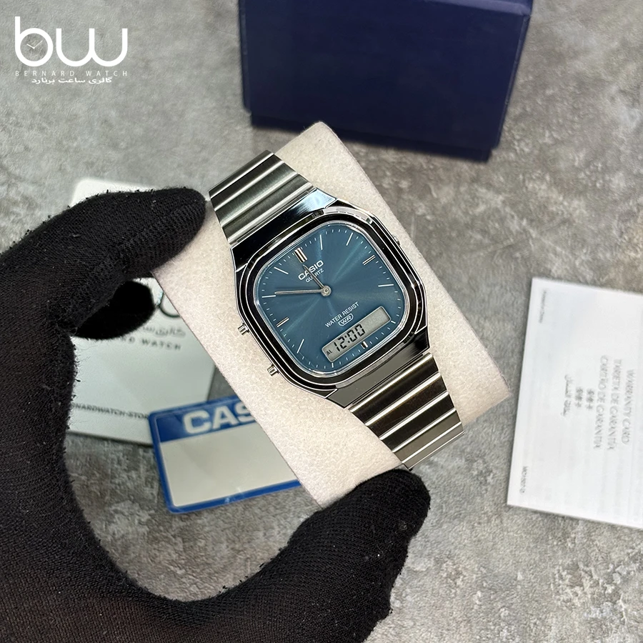 خرید ساعت مچی کاسیو مدل CASIO AQ-240E-3A از گالری ساعت برنارد واچ