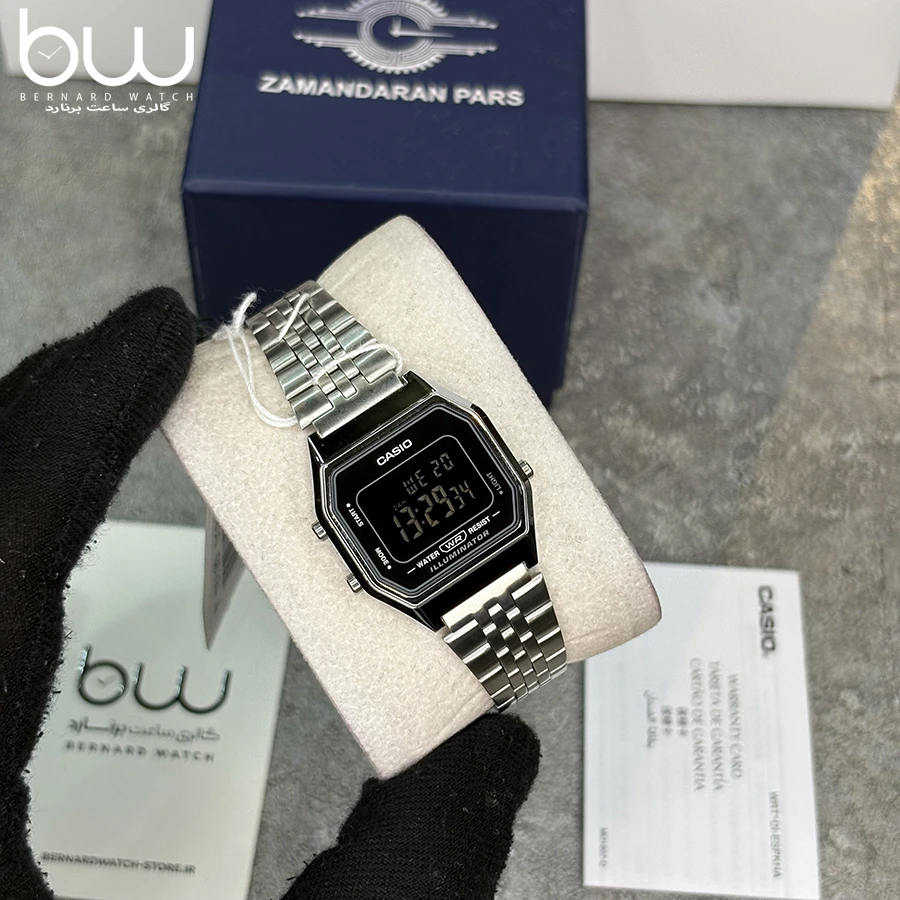 خرید ساعت مچی کاسیو مدل CASIO LA680WA-1B از گالری ساعت برنارد واچ