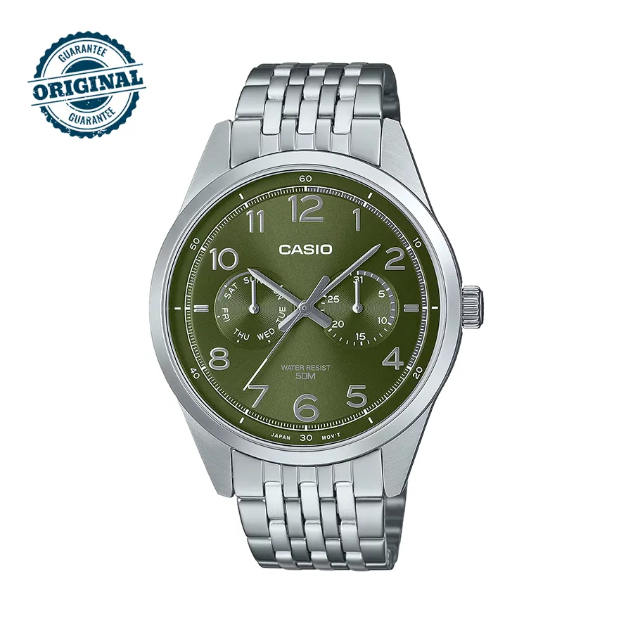 خرید ساعت مچی کاسیو مدل CASIO MTP-E340D-3AV از گالری ساعت برنارد واچ
