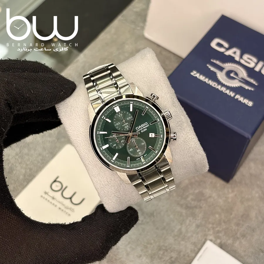 خرید ساعت مچی کاسیو مدل CASIO MTP-E510D-3AV از گالری ساعت برنارد واچ