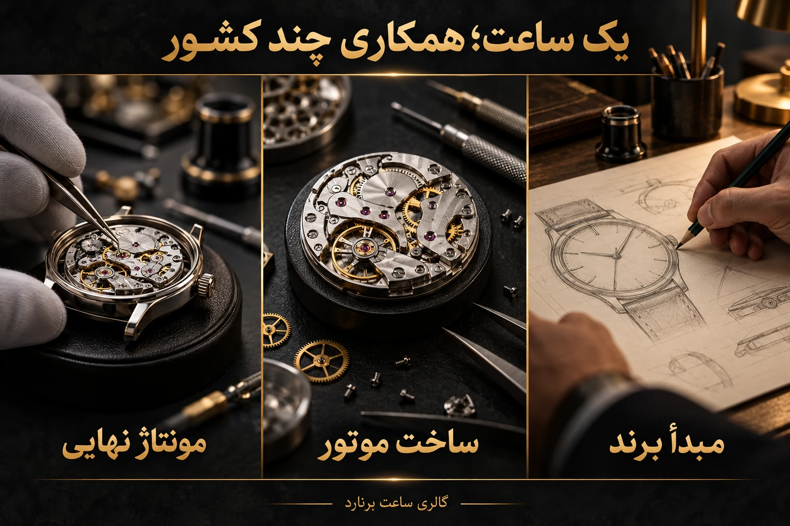 تفاوت مبدأ برند، ساخت موتور و مونتاژ نهایی ساعت